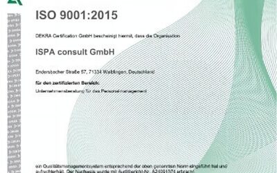 Rezertifizierung 2025 nach DIN ISO 9001:2015